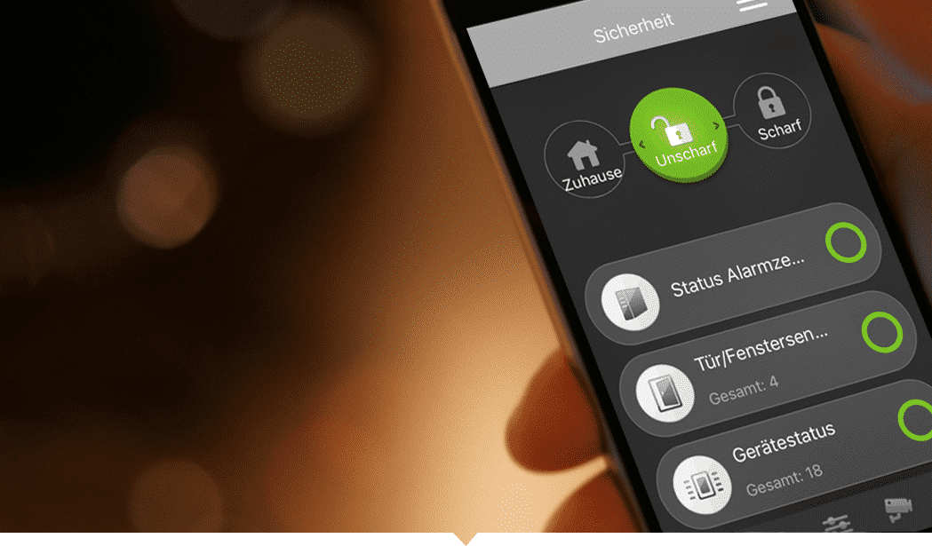 Smartphone App Secure4Home
